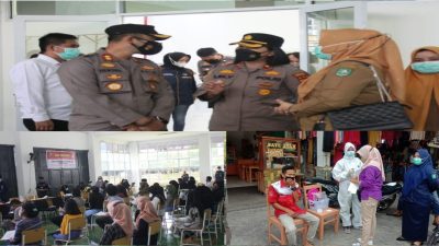 Polres Bengkalis Bersama Dinkes dan Polbeng Gelar Vaksinasi Massal, Kapolres: Ingatkan Personil Setiap Hari Operasi KRYD