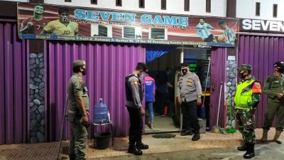 Tim Gabungan Polres Merangin Kembali Bubarkan Pelanggar PPKM Level 4