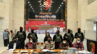 Polri Tangkap 53 Terduga Teroris di 11 Provinsi