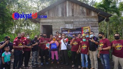 Dana Anniversary Perdana KMB Buat Touring yang Batal, Dialihkan Giat Baksos di Dua Kecamatan
