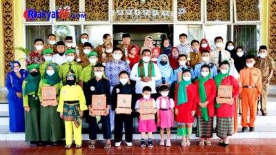 Bupati Pelalawan Bersilaturrahmi Bersama Guru dan Siswa Berprestasi Kabupaten Pelalawan