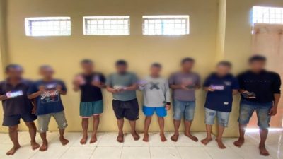 Polres Langsa Tangkap 8 Pelaku Judi Online