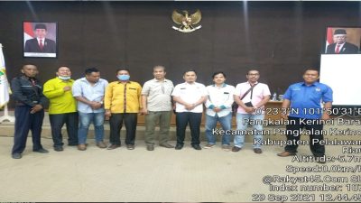 Forum Wartawan Kabupaten Pelalawan Resmi Dibentuk Atas Azas Mufakat Bersama
