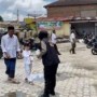 Ket : Penjagaan Sholat Jum'at Oleh Team Srikandi (Foto : Humas Polres)