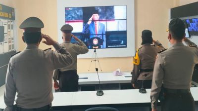 Polres Bengkalis Ikut Upacara Hari Kesaktian Pancasila 1 Oktober 2021, dengan Memperhatikan Prokes