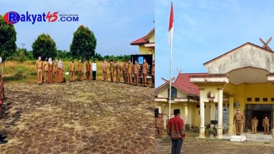 Bahder Oktab Pimpin Langsung Apel Kedisiplinan Lintas Sektoral Kecamatan Tabir Ilir