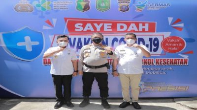Percepat Vaksinasi, Target 1000 Setiap Hari, Kapolda Riau Resmikan Vaksin Center Polres Meranti