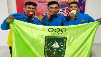 3 Atlet Sambo Pekanbaru Yang Berangkat ke Papua Boyong 4 Medali Emas dan 1 Perak