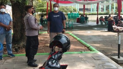 Minggu Vaksinasi Tetap Jalan Terus, Kapolres Tinjau Vaksinasi di Depan Masjid Raya Al-Istiqomah