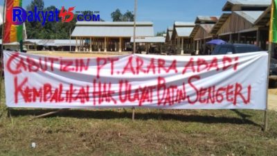 Kembalikan Tanah Ulayat Batin Sengeri yang Diambil Alih Oleh PT Arara Abadi