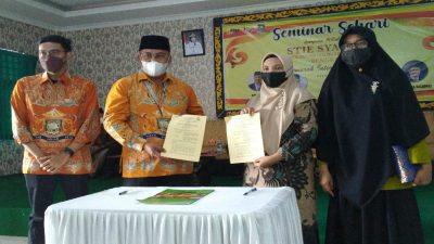 Sempena Milad ke-18, STIE Syari’ah Tekan MoU Dengan KADIN Kabupaten Bengkalis