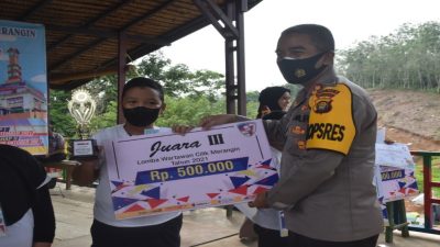 Kapolres Merangin Hadiri Penutupan Lomba Wartawan Cilik Merangin di Sikumbang