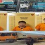 Ket : 3 orang pelaku cencing minyak disubsidi pemerintah jenis Bio Solar di SPBU jalan Duri-Dumai Km 11 Kelurahan Balai Makam Bathin Solapan Bengkalis Riau beserta barang bukti lainnya (Foto/istimewa)