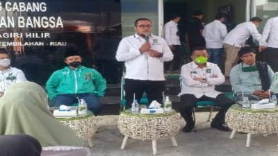 Vaksin Indonesia Bangkit PKB Inhil, Abdul Wahid Nyatakan Komitmen Gesa Herd Immunity