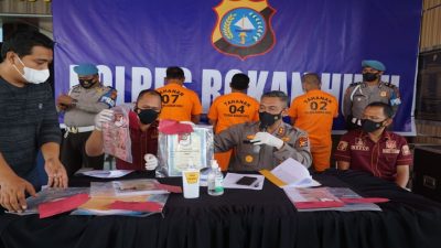 Polres Rohul OTT Kades, Sita Uang 20 Juta Hasil Pungli Pengurusan SKRT Dan SKGR