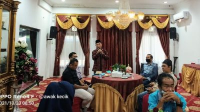 Kopi Morning Bupati Merangin Bersama Wartawan di Rumah Dinas Bupati