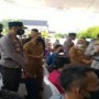 Ket : Kapolda Riau didampingi Kapolres dan Dandim 0303/Bengkalis tinjau Vaksinisasi di lapangan Tugu Bengkalis (foto/Indra).