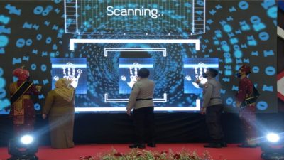 Kapolda Riau Resmikan Aplikasi BSR di Balai Dang Merdu Lantai IV Kantor Bupati Bengkalis