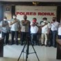 Ket : Polres foto bersama Asosiasi Pemerintahan Desa Seluruh Indonesia Kabupaten Rohul (foto/Istimewa).