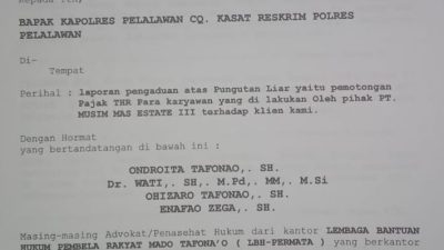 PT. Musim Mas diduga Langgar Hukum