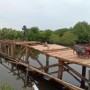Ket: kondisi jembatan yang di buat oleh Satltgas TMMD Kodim 0104/Aceh Timur bersama warga( foto: istimewa)