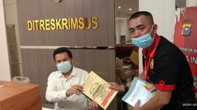 Galian “C” Diduga Ilegal Diarea HGU PTPN-V, LSM GERAK Sampaikan Laporan Resmi Ke Kapolda Riau