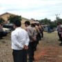 Ket : Suasana apel pagi di depan mapolsek lembah Masurai (foto/Istimewa).