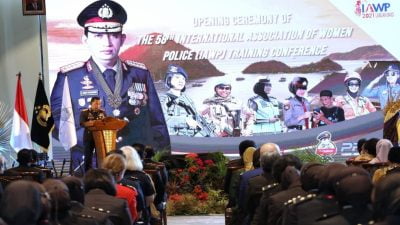 Bicara Gender di IAWP, Kapolri: Polwan di Indonesia Sudah Jadi Jenderal dan Duduki Posisi Risiko Tinggi