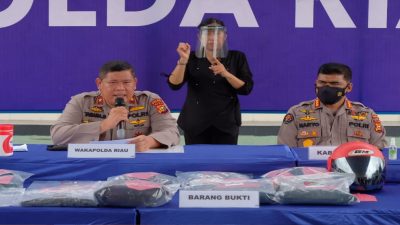 Beraksi 97 Kali, 9 Komplotan Jambret Digulung Polda Riau