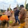Ket foto : Giat Penanaman Pohon Kurma di Pusdiklat DPP Santri Tani NU