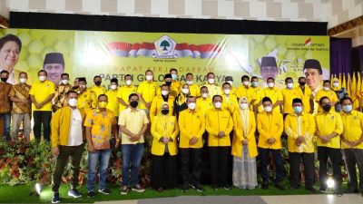 Rakerda DPD II Partai Golkar Inhil Siap Dukung Airlangga Jadi Capres 2024