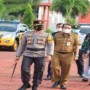 Ket foto : AKBP Hendra Gunawan S.I.K.,M.T, pengecekan kesiapan pasukan Operasi Patuh Lancang Kuning 2021