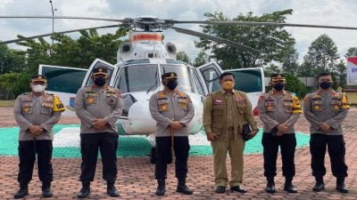 Kembali Lakukan Patroli Udara, Kapolda Dapati Aktivitas Illegal Logging di Kawasan Teluk Pulau