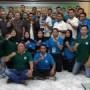 Ket foto : Peserta Penataran dan Pelatihan Wasit dan Pelatih Bola Voli Tingkat Daerah tahun 2021 foto bersama saat penutupan acara, Ahad (21/11/2021) malam kemarin.