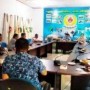 Teks foto : Rapat teknis pengurus KONI Bengkalis membahas rencana penyerahan bonus PON Papua, Selasa (30/11) mendatang.