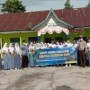 Teks foto : Sesi foto bersama siswa, siswi SMA 7 Merangin