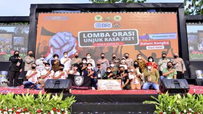 Gelar Lomba Orasi, Kapolri: Mari Ciptakan Alam Demokrasi yang Lebih Baik