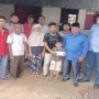 Teks foto : Sesi Foto bersama dengan keluarga Bocah pengidap penyakit Langka.