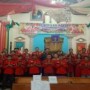 Teks foto : Sesi foto bersama Satuan Pelajar dan Mahasiswa Pemuda Batak Bersatu di Gereja HKBP Resort ESTOMIHI (foto/Irwansyah Hasibuan).