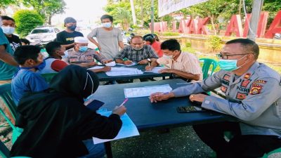 Kegiatan Vaksinasi Presisi, Diselenggarakan Oleh Sat Intelkam Polres Merangin