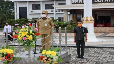 Bupati Rokan Hulu Pimpin Apel Ops Lilin Lancang Kuning 2021