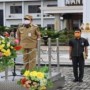 Teks foto : Bupati Rohul H. Sukiman pimpinan Apel Pasukan Ops Lilin Lancang Kuning 2021