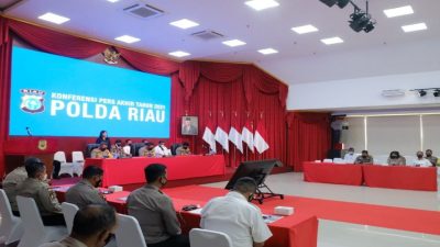 Selama Tahun 2021, Polda Riau Gagalkan Peredaran Hampir 700 Kg Shabu dan 92.695 Butir Pil Ekstasi