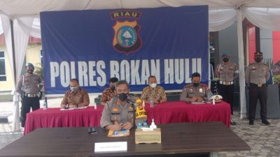 Polres Rokan Hulu Ungkap Kasus 709 Selama Tahun 2021