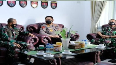 Jalin Sinergitas, Kapolda Riau Irjen M Iqbal Disambut Hangat Danrem 031/Wira Bima