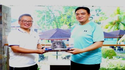 Dikemas Dengan Kegiatan Olahraga Bersama, Irjen Iqbal Safari Silaturahmi Dengan Jajaran PT Pertamina Hulu Rokan