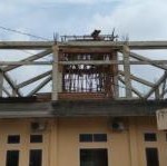 Teks foto : Ketua PWNU T. Rusli Ahmad, SE sumbang untuk pembangunan Gubah Masjid Nurul Iman