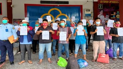 21 Orang Warga Bina Lapas Kelas IIB Pasir Pangaraian Terima Asimilasi
