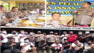 Kapolres Silahturahmi Bersama Insan Pers Kabupaten Pelalawan