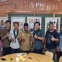 Teks foto : Ketua Tanfidziyah PW NU Riau terima kunjungan HMI Cabang Pekanbaru (Istimewa).